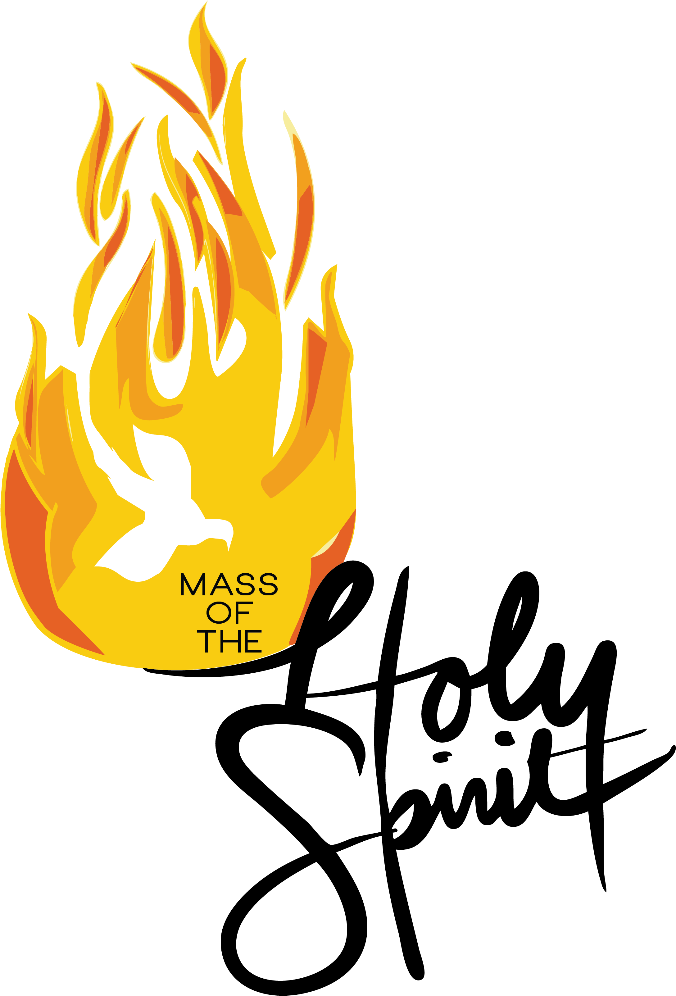 Holy Spirit Png - Mass Of The Holy Spirit 2018 (2550x3300), Png Download