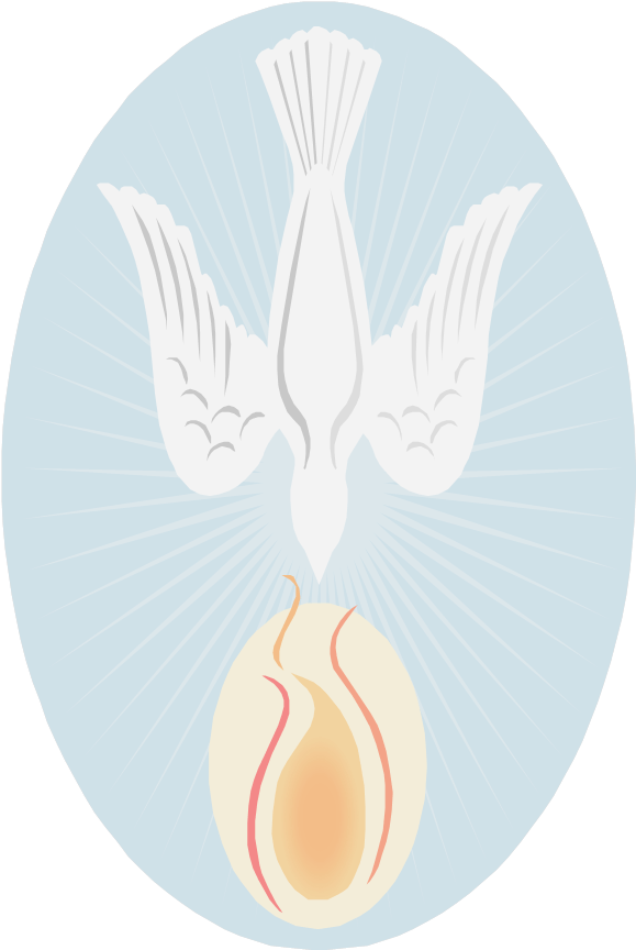 Holy Spirit - Illustration (579x864), Png Download