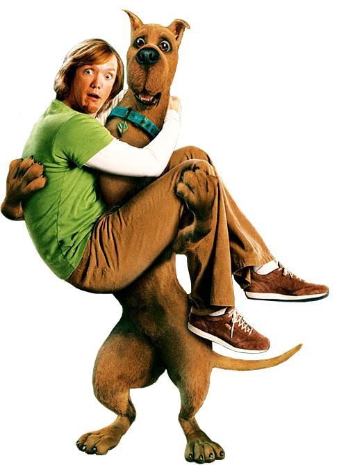 Scooby Doo Filme Png - Scooby And Shaggy Real (488x669), Png Download