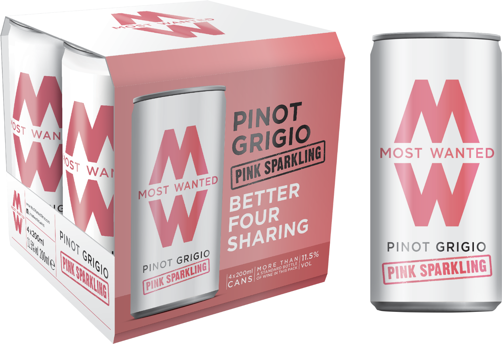 Most Wanted Wine Cans (1681x1135), Png Download