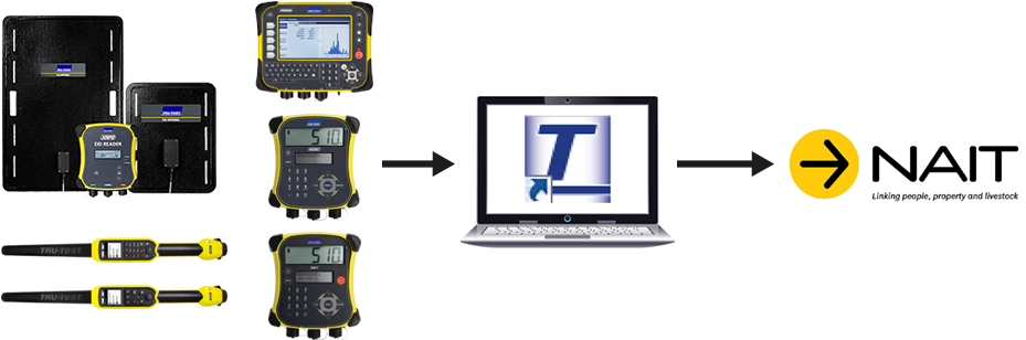 Data Link App Android And Apple Smartphone - Tru Test Xrs2 (942x342), Png Download
