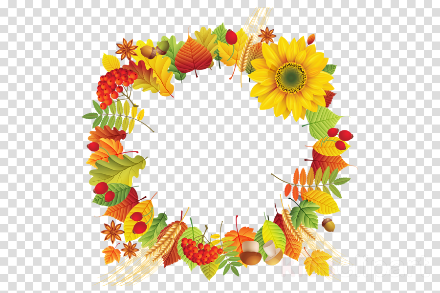 Decor Png Autumn Design Clipart Islamic Design Borders - Decor Png Autumn Design (900x600), Png Download