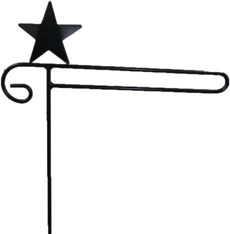 Mini Flag Holder With Star Design - Sign (1024x576), Png Download