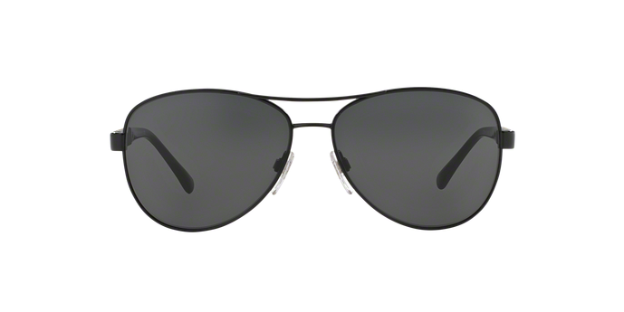 Burberry Be3080 Col - Burberry Be3080 Semi Metal/plastic Sunglasses, 100187 (800x600), Png Download
