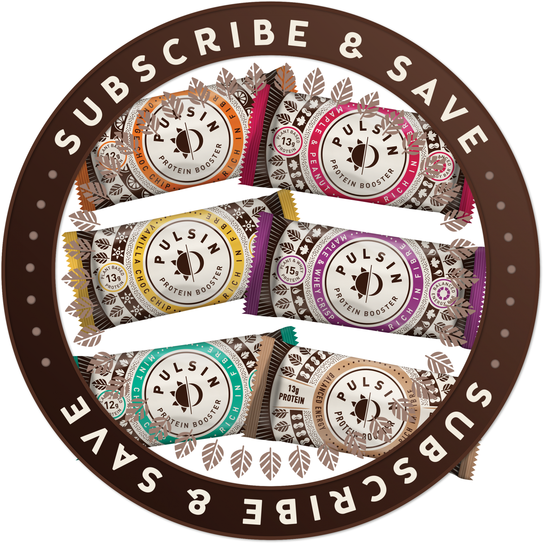 Protein Boosters Subscription - Pulsin Maple & Whey Crisp Protein Booster 50g (1800x1800), Png Download