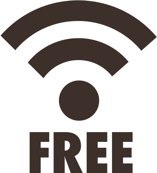 Free Wifi In Rooms And Public Areas - Wi-fi (600x600), Png Download