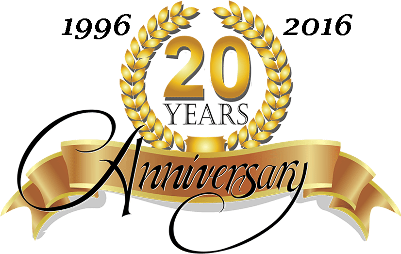 20th Anniversary Png - 20 Year Of Service (919x522), Png Download