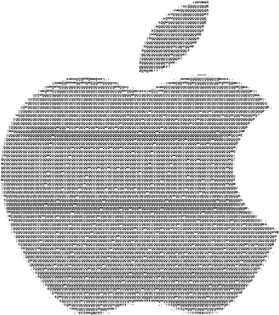 Apple Logo Blue Apple Logo Ascii - Playing Card Wallpaper Iphone (1300x896), Png Download