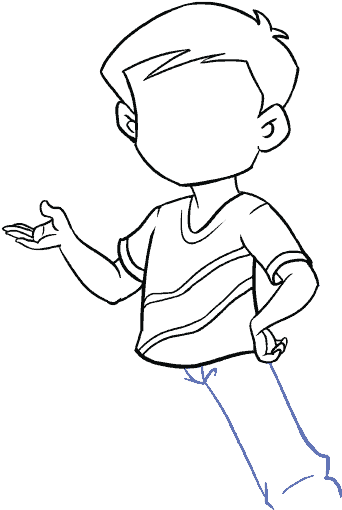 Boy Sketch Drawing Easy Step by Step For Kids/Beginners