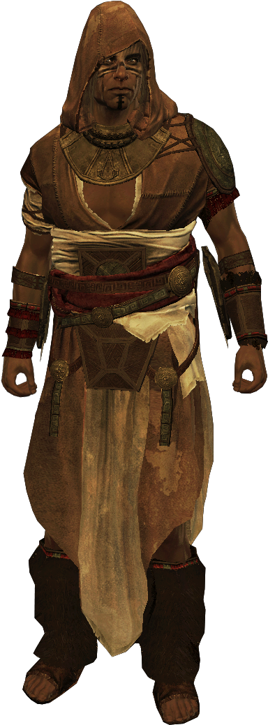Ah Tabai - Assassin's Creed Revelations Ishak Face (401x1058), Png Download