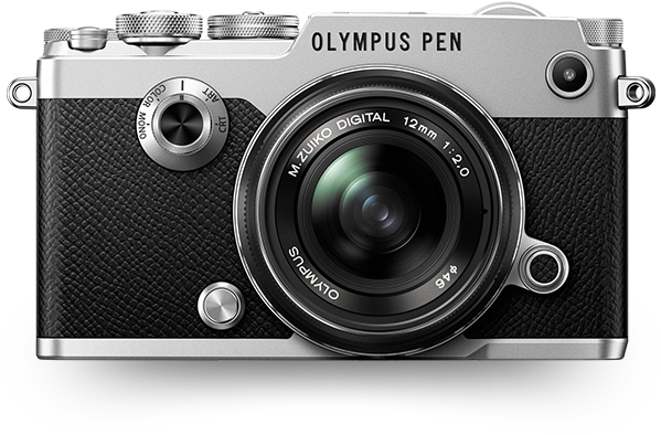 Pen-f 20mp Interchangeable Lens Digital Camera - Olympus Pen-f - Digital Camera - Mirrorless (600x546), Png Download