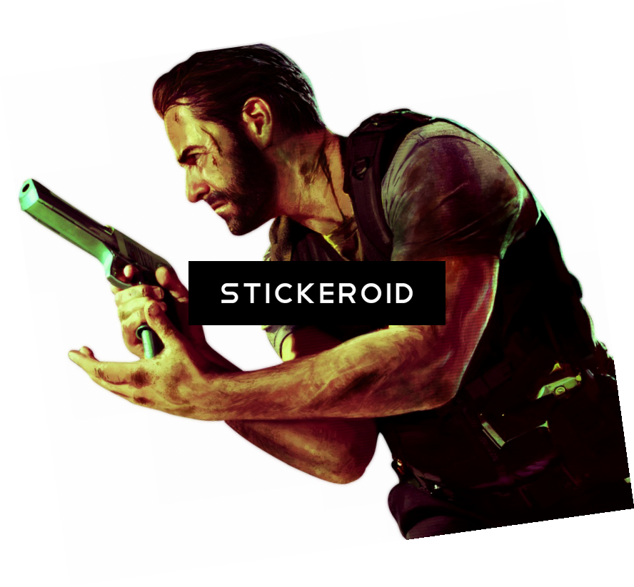 Max Payne - Assassin's Creed Video Game Art 40x30 Framed Canvas (888x823), Png Download