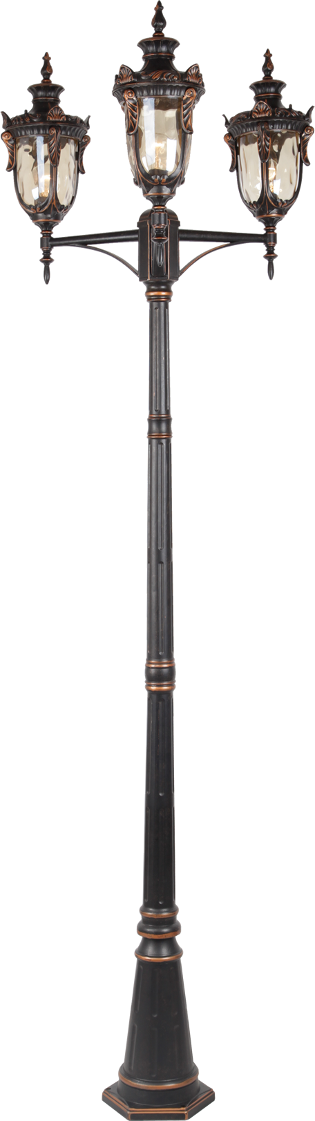 Outdoor Retro Waterproof Lawn Lights Garden Lamp Post - عمود اناره (456x1623), Png Download