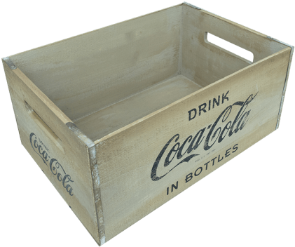 Coca-cola Rustic Natural Large Crate - Dog Crate (586x586), Png Download