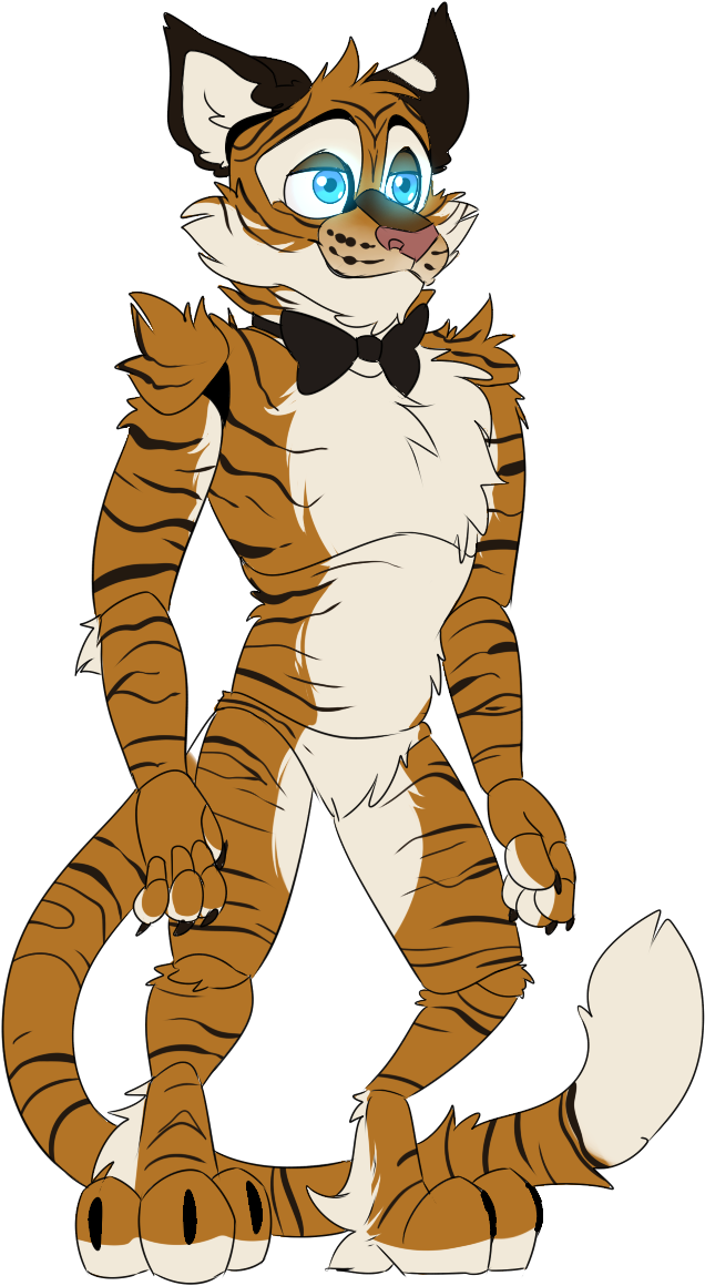 Beau Tiger - Cartoon (800x1222), Png Download