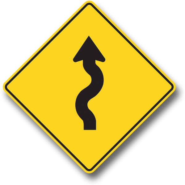 Road Slippery When Wet Sign (700x700), Png Download
