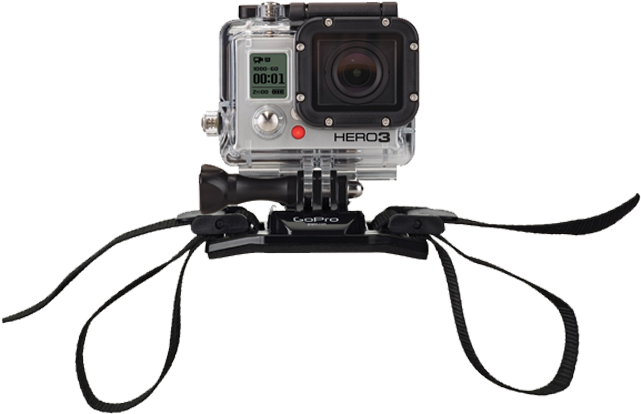 Download Gopro Vented Helmet Strap Mount Gopro Hero 3 Silver Front Png Image With No Background Pngkey Com