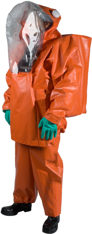 Chem 200 Splash Suit - Chemical Protective Clothing (400x833), Png Download