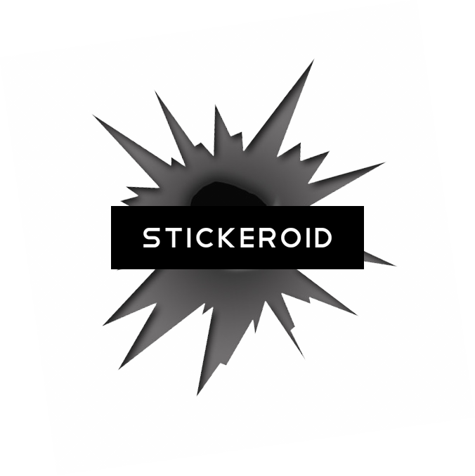 Bullet Shot Hole Holes - Bullet Hole Clip Art (676x677), Png Download