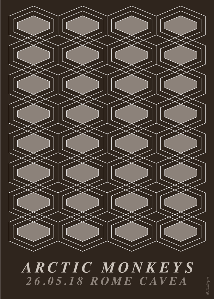 'rome Limited Edition Screen Print' Night One Arctic - Rome (1000x1000), Png Download