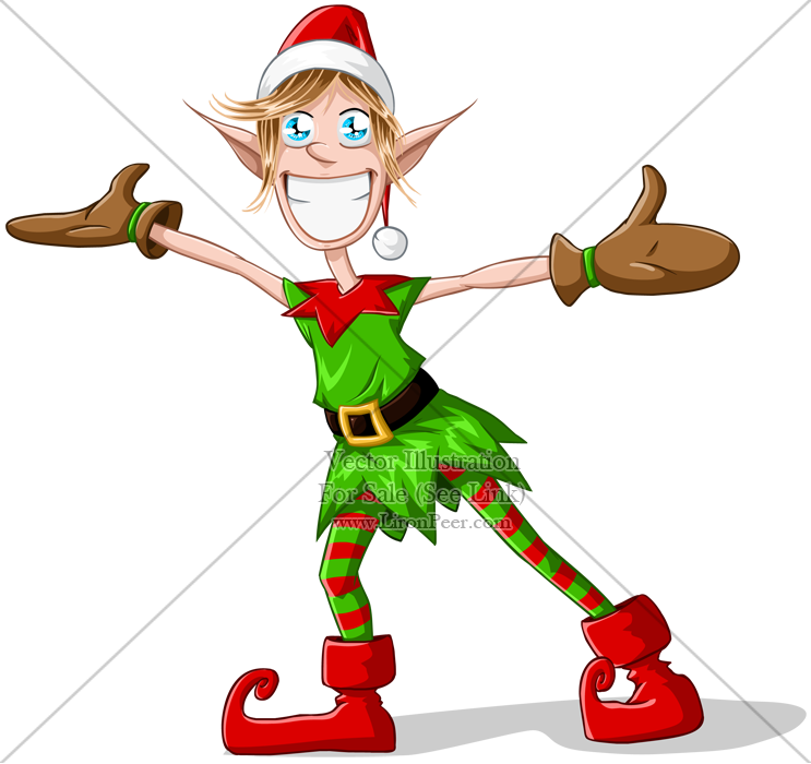Scariest Clip Elf On Shelf Clip Art Transparent Download - Dancing Elves Clip Art (743x700), Png Download
