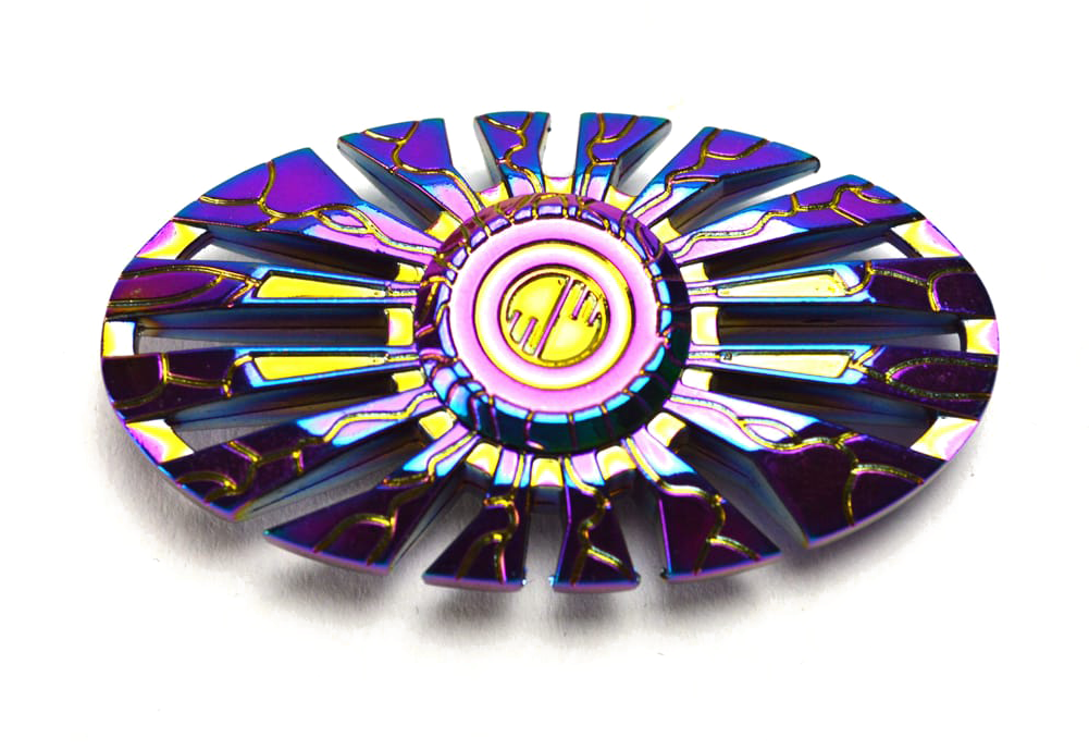Rainbow Fidget Spinner Transparent Images - Fidget Spinner (1000x1000), Png Download