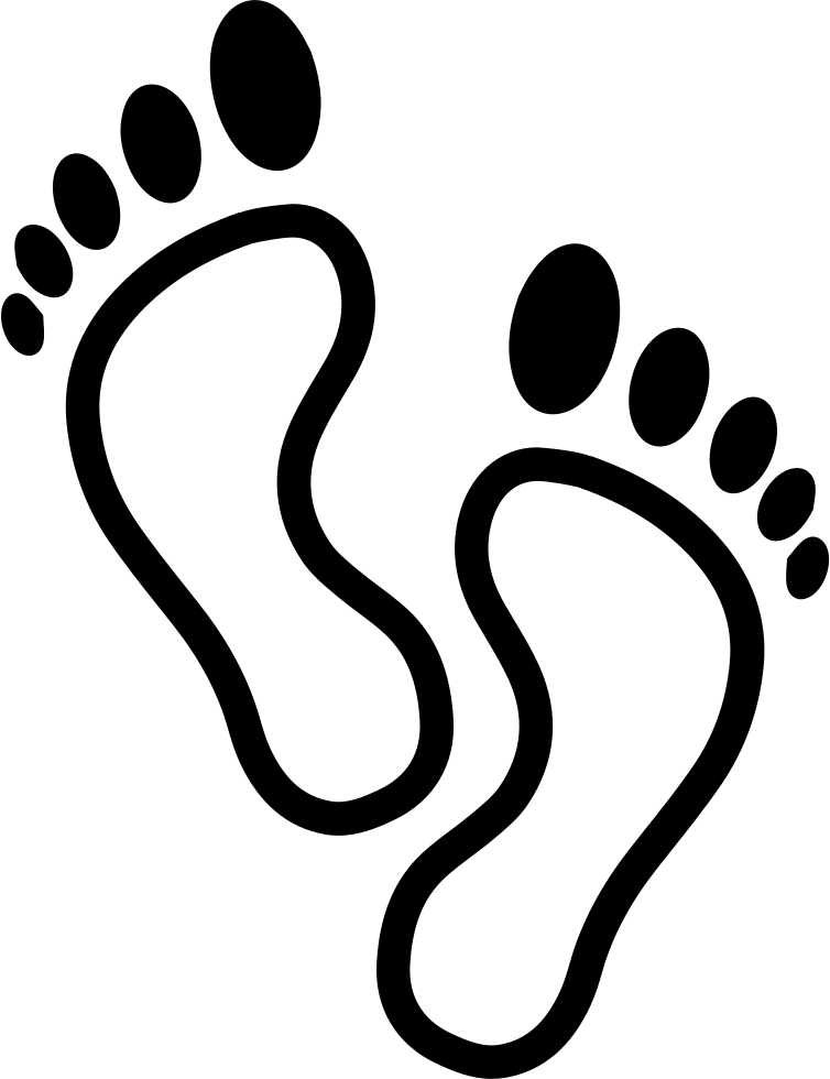 Png File Svg - Footsteps Png (754x980), Png Download
