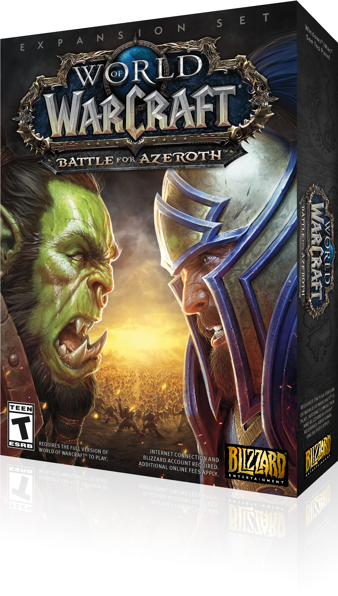 Wow Battleforazeroth 3d-right - Battle For Azeroth Price (1808x2550), Png Download