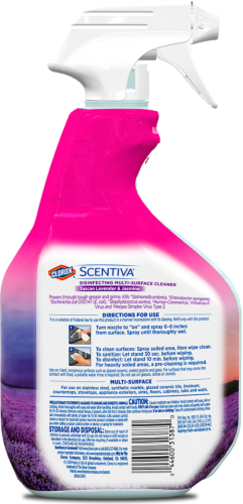 Clorox® Scentiva® Disinfecting Multi-surface Cleaner - Liquid Hand Soap (482x1000), Png Download