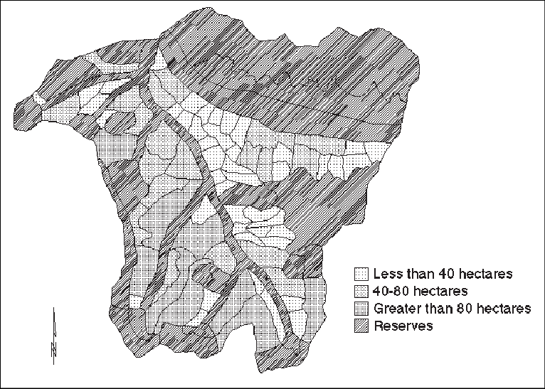 Landscape Blocks For The Augusta Creek Landscape Plan - Map (766x547), Png Download