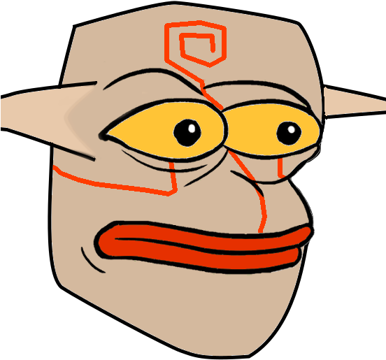 I Drew A Monkas Version Of - Dota 2 Monkas (551x579), Png Download