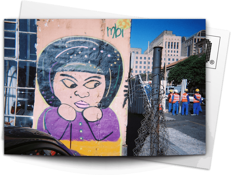 Post Card Purple Lady - Painting (1000x1000), Png Download