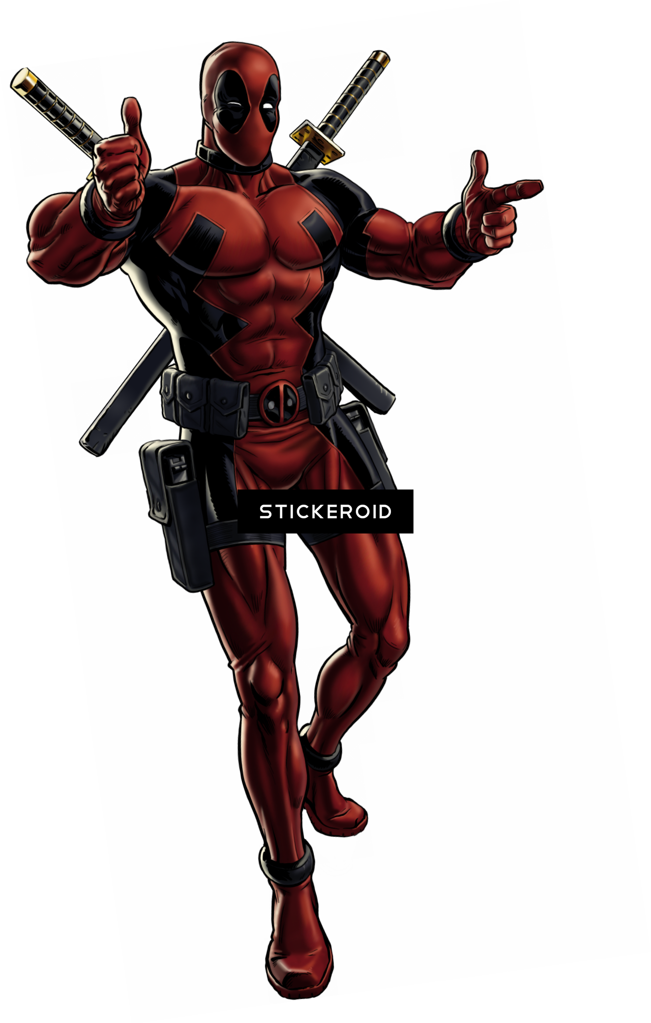 Deadpool - Iron Man Marvel Avengers Alliance (1332x2094), Png Download