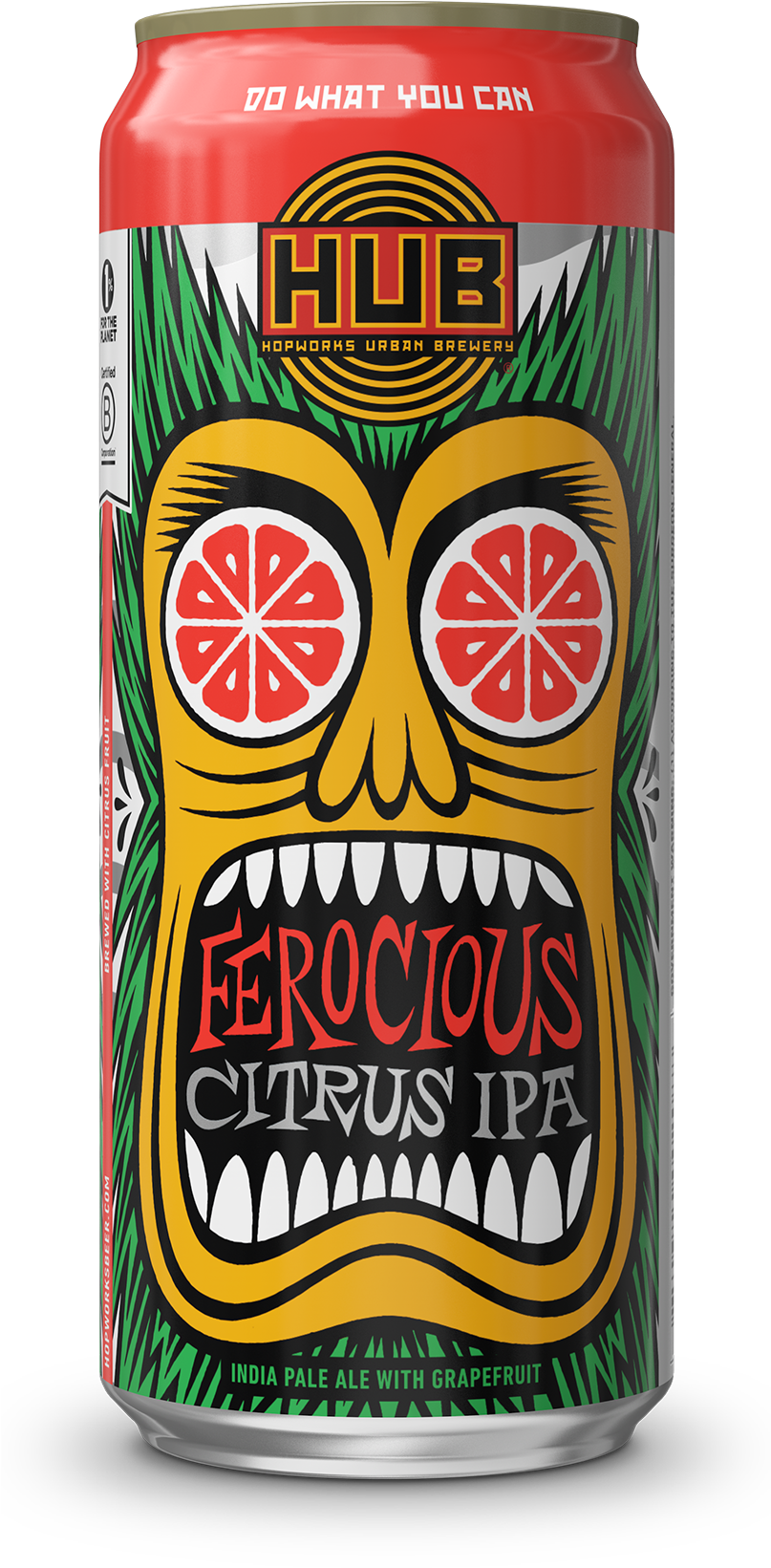 Hopworks Ferocious Citrus Ipa - Ferocious Citrus Ipa (1191x2000), Png Download