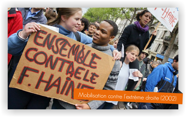 Manifestation-contre - - Manifestation Contre Le Fn (768x486), Png Download