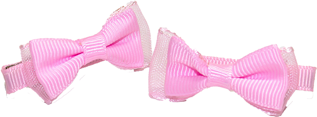 Hair Clip Baby Pink Bow - Barrette (750x750), Png Download