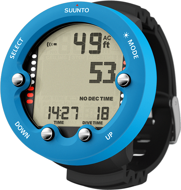 Suunto Zoop Novo Blue - Suunto Novo Dive Computer (800x800), Png Download