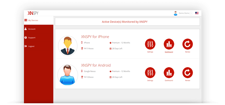 Choose Xnspy For Android And You Will Be Taken To The - Android (910x451), Png Download