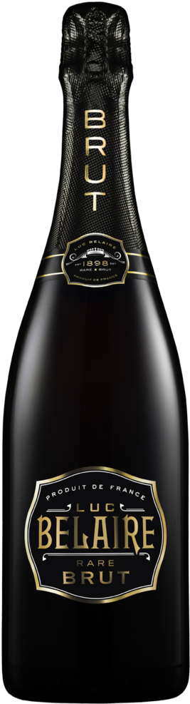 Luc Belaire Brut Gold Sparkling - Luc Belaire Brut (320x1023), Png Download