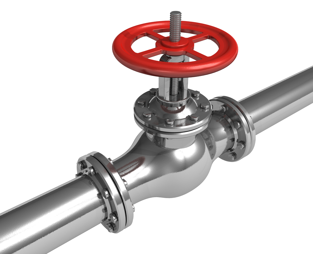 Safety Shutoff Pipeline Transportation - Water Valve (1000x813), Png Download