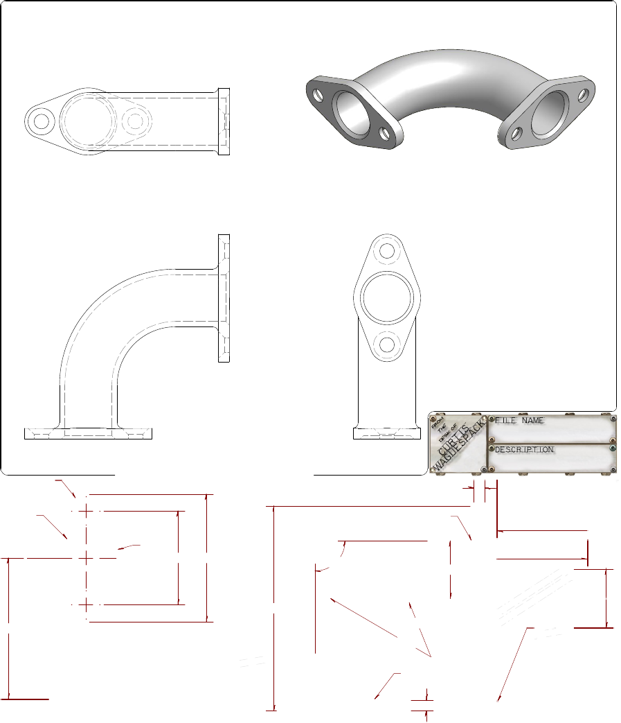 Autodesk Inventor Practice Part Drawings - Autodesk Inventor (897x1043), Png Download