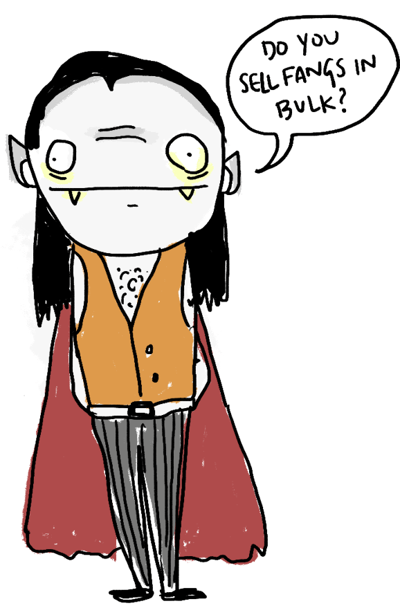 The - Vampire (628x982), Png Download