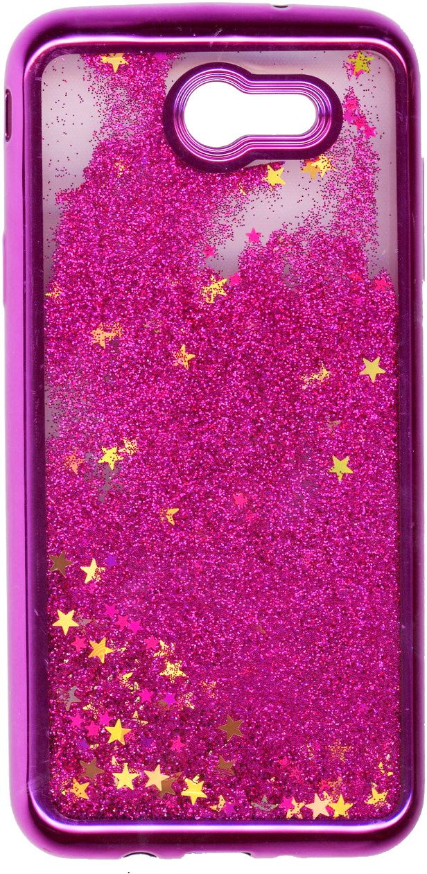 Samsung Galaxy J7 Mm Electroplated Glitter Case With - Mobile Phone Case (653x1280), Png Download