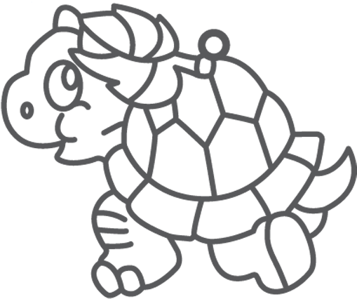 Stained Glass Window Pass Turtle - Sklíčka 9820 Šablona Malá Mix (606x704), Png Download