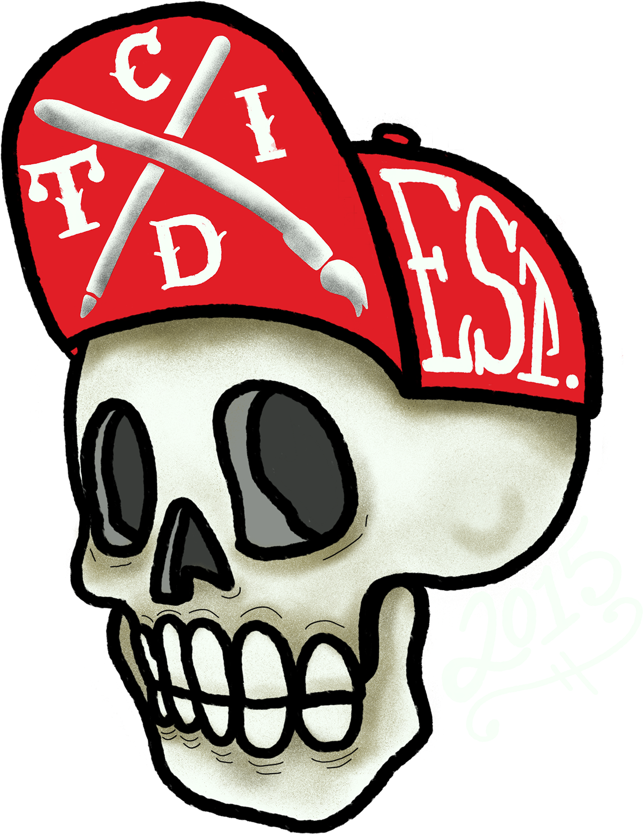 Skull-boy Back Design - Skull (1400x2100), Png Download