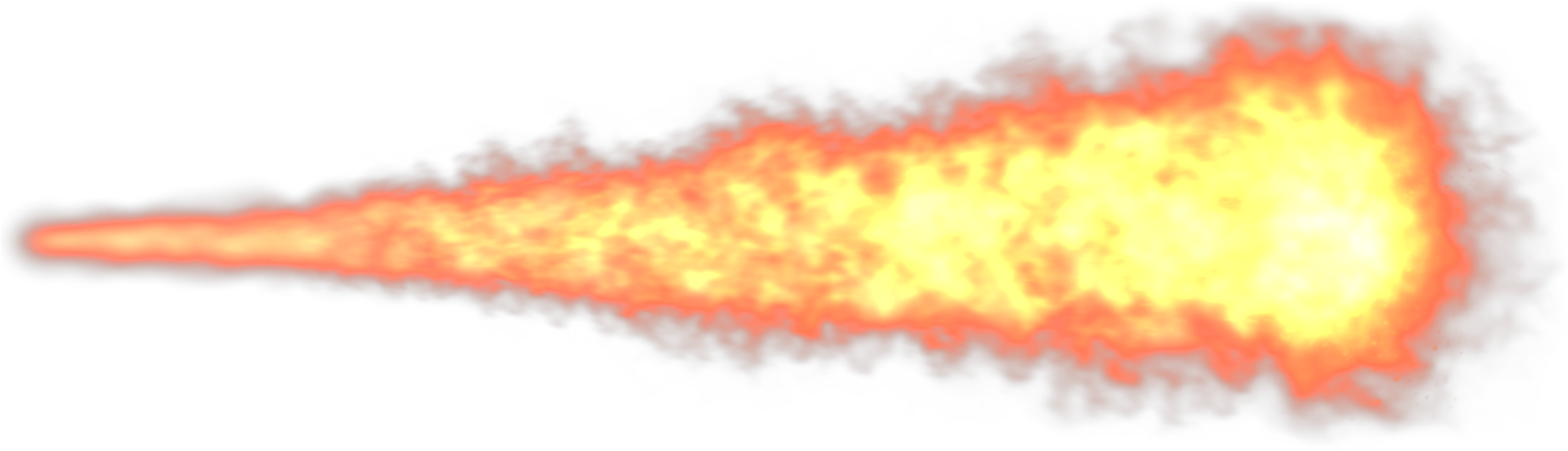 Jet Flames Png - Jet Engine Flame Png (2000x1000), Png Download
