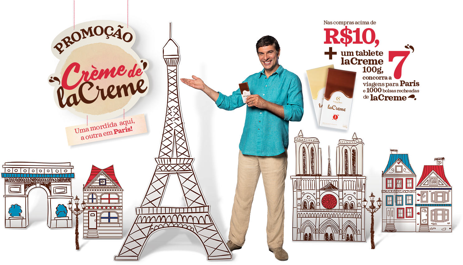 Promoção Lacreme Cacau Show (1580x875), Png Download