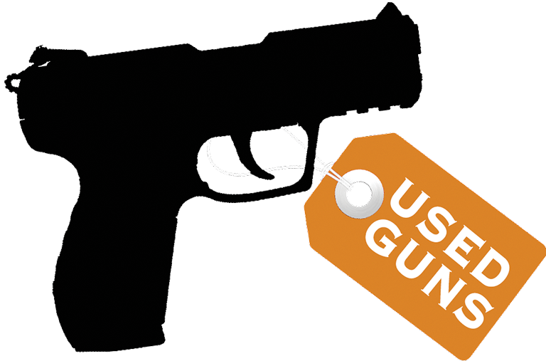 Used Firearms - Firearm (768x507), Png Download