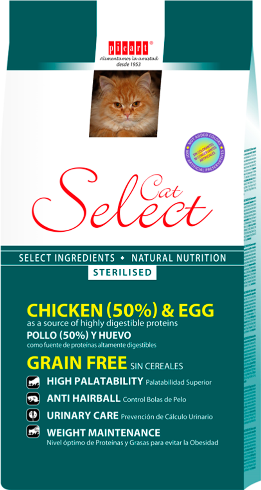 Select Cat Sterilised Png5 - Cat Select (1000x1000), Png Download