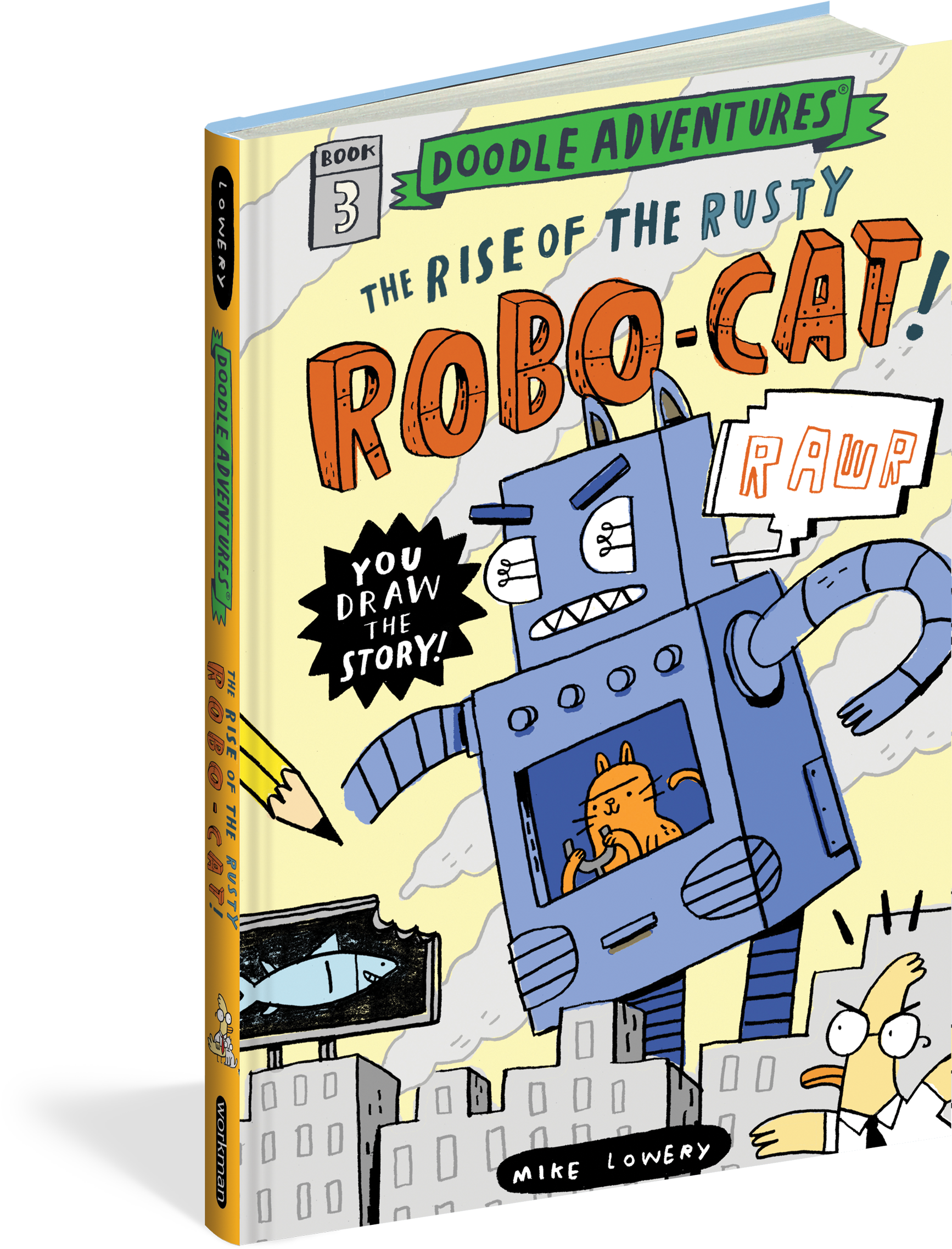 Like The Search For The Slimy Space Slugs And The Pursuit - Rise Of The Rusty Robo-cat! [book] (1266x1600), Png Download